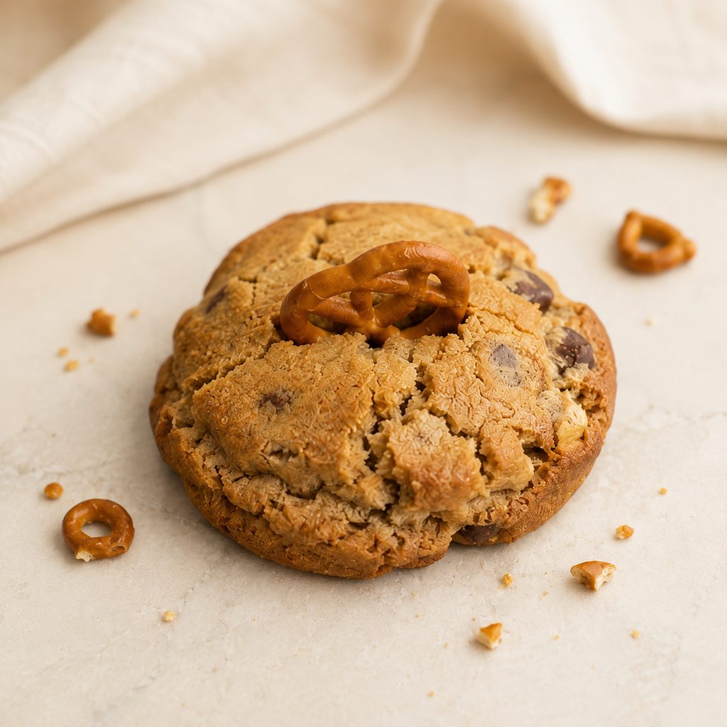 Nog 'n Koekie Sweet and Salty Smash handmade gourmet cookie with caramel and sea salt — Mossel Bay